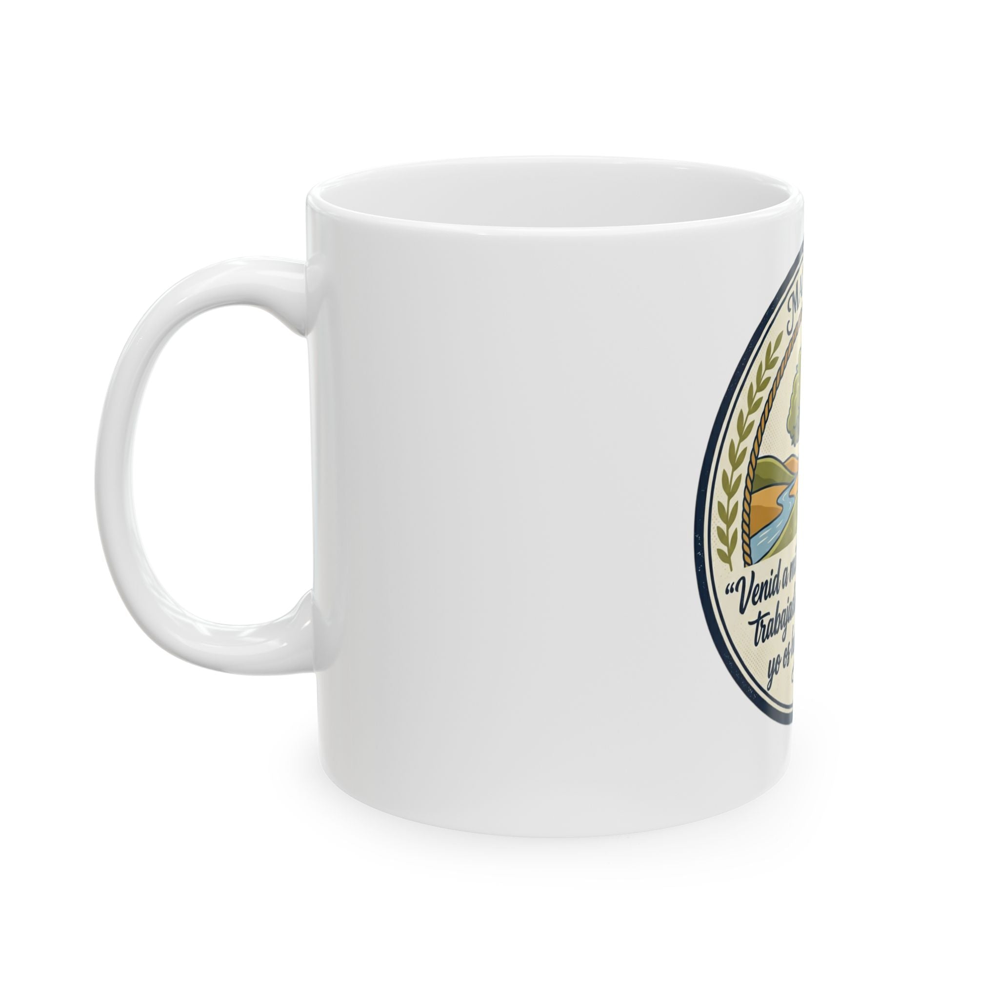 Mateo 11:28 Ceramic Mug, (11oz, 15oz)